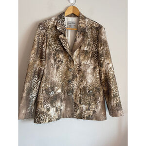 Joseph Ribkoff Snake Print Blazer Jacket Size 14
